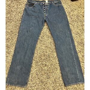 Vintage Levi’s 501 XX Patch Blue Jeans Sz 42/38 1994 Button Fly - Colombia